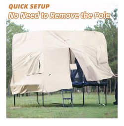 14 Ft. Trampoline Shade Cover With LED Light