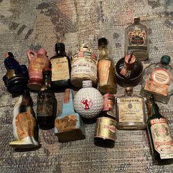 Rare, Antique, Miniature Liquor Bottles From Around The World