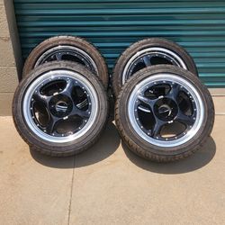 JDM Three Piece SSR mk2 R 5x114.3 16in Civic  Integra 240sx S13