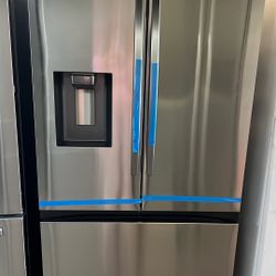 NEW OPEN BOX SAMSUNG FRENCH STYLE REFRIGERATOR 