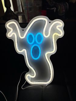 Halloween Ghost, bat, pumpkin Neon LED Sign