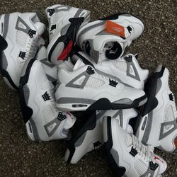 Jordan 4 White Cement 