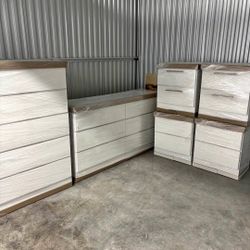 Dresser, Chest and 2 Nightstands ⚜️ Cómoda, Gavetero y 2 Mesitas de Noche 🚚