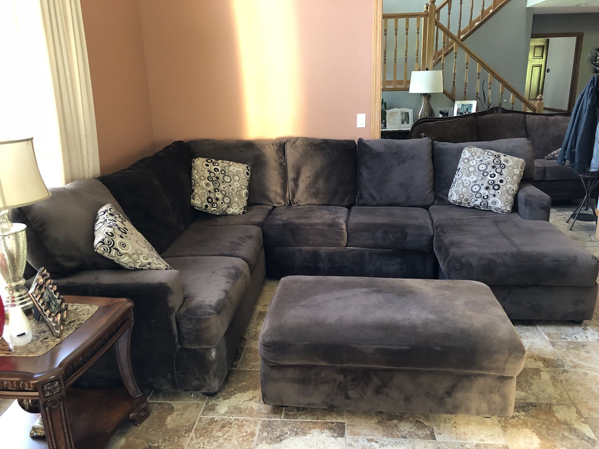 American couture sectional couch