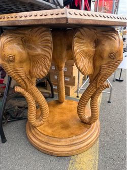 Elephant Head end table