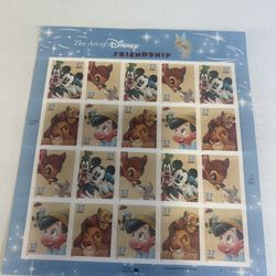 Vintage Collectible Art Of Disney Stamps