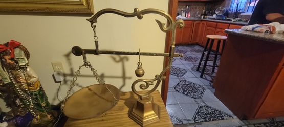 Vintage Brass Scale
