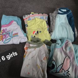 Girls Size 6 Pajamas