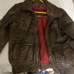 Men XL Leather Jacket 