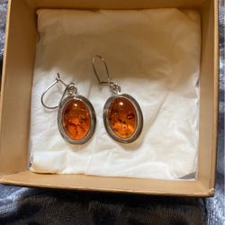 Amber Earrings