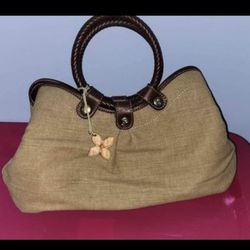 Womens Straw Relic By Fossil Tan Handbag Pocketbook