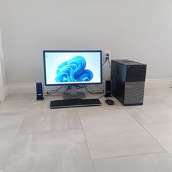 Complete desktop setup desktops pc pcs computer computers full budget tower towers personal dell dells