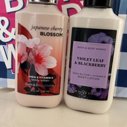 BBW (Japanese Cherry Blossom & Violet Leaf and BlackBerry)