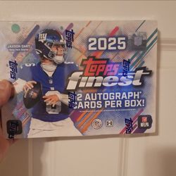TOPPS FINEST 2025 HOBBY BOX