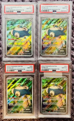 Snorlax POKEMON CENTER IR - 2023 151 MEW P.C. ETB Promo - Illustration Rare - PSA 10 Gem Mint