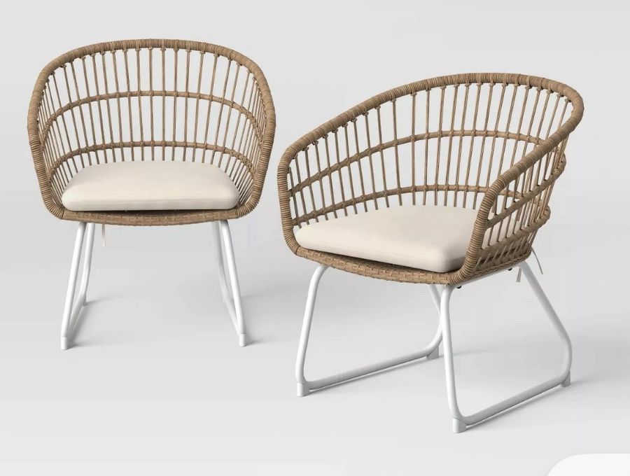 Set Of 2 Patio Chairs