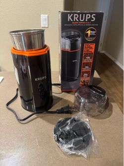Krups silent coffee grinder