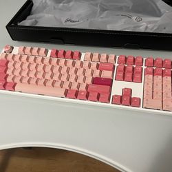 DUCKY Pink Mechanical Keyboard
