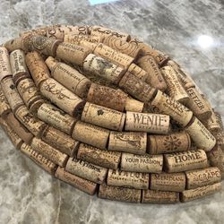 Football Shaped Decoration made from Wine Corks