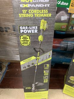 Ryobi 40V complete kit trimmer $99