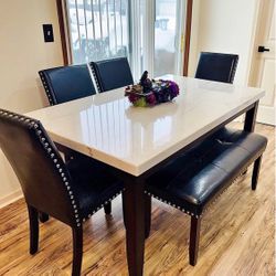 Morden marble dining table Set 