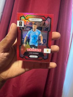 Luis Suarez prizm red boarder