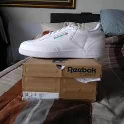 Reebok Club C 85 "White" Size 12 Brand New