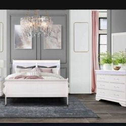 Brand New Complete Bedroom Set With LED $999