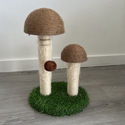 Cat Scratcher Post Mushroom