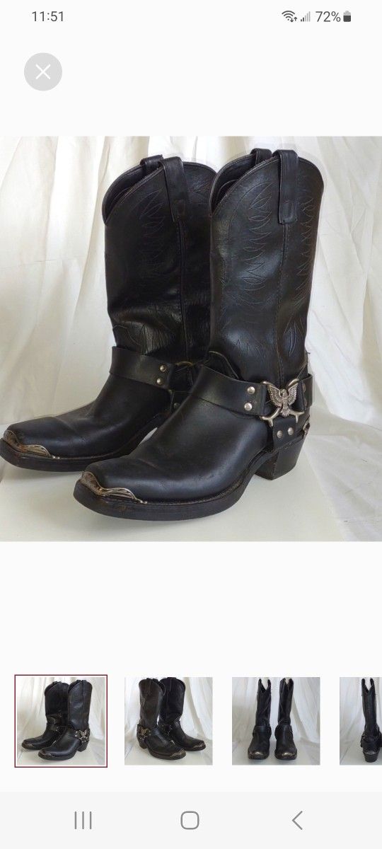 MENS SIZE 9 Motorcycle Boots 