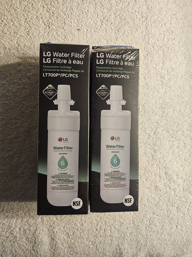 LG Refrigerator Replacement Water Filters LT700P