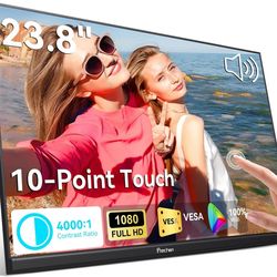 23.8" Portable Touchscreen Monitor 100% sRGB VA FHD 1080P, 4000:1 #1455Q Y1