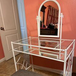 Vanity Mirror with chair 