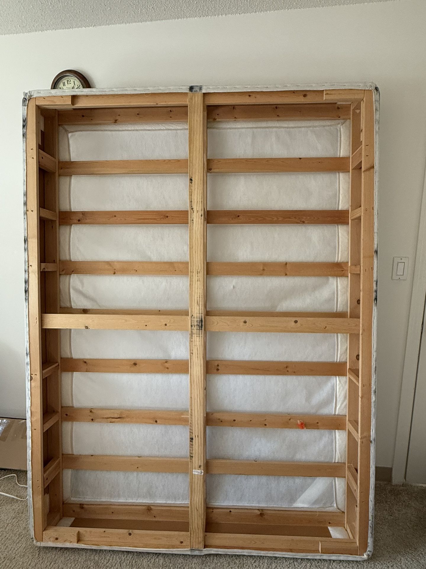 Queen Bedframe With Box Spring