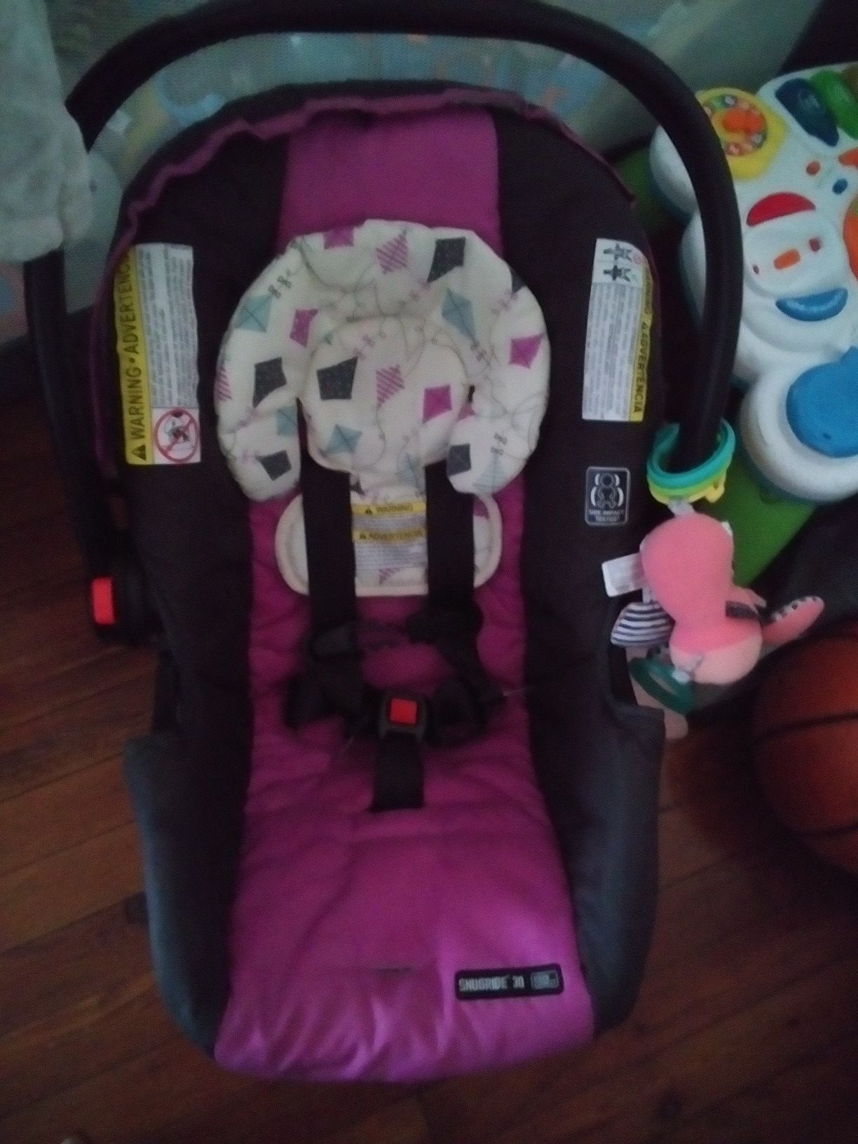 Girl clothes and invent car seat