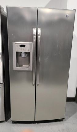 GE Side-by-Side Stainless Steel Refrigerator
