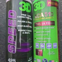 3D SPEED And Compound For Car Polish