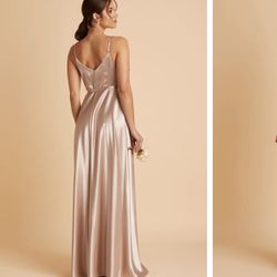 Birdy Grey Satin Wrap Dress 
