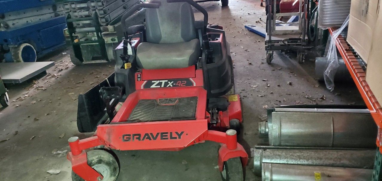 Professional Lawnmower Ztx 42 gravely