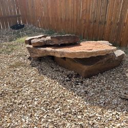 Natural Red Sandstone Fountain Feature or Garden Centerpiece