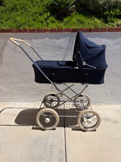 Vintage Emmaljunga Carriage Baby Stroller & Bassinet