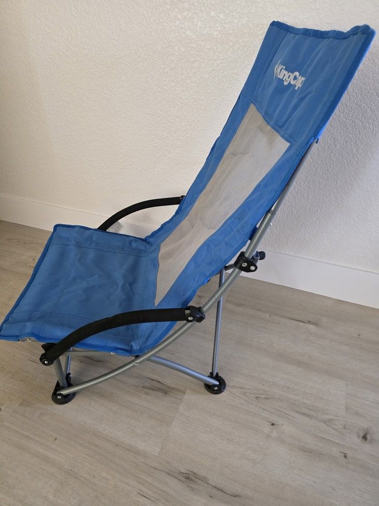 2 KingCamp Low Sling Beach Camping Chairs