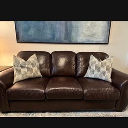 FREE Rooms To Go Leather Sofa 
