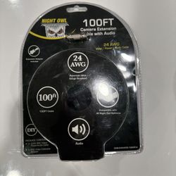 Night Owl 100FT Camera Extension Cable with Audio