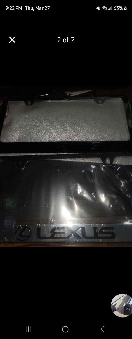 Lexus Oem License Frame 