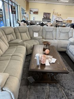 Power Reclining Sectional On Sale
