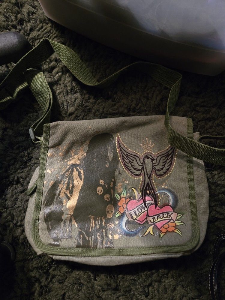 Jack sparrow canvas purse