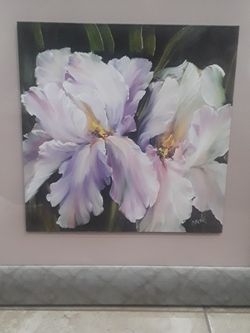 Painting Of Pretty Irises
