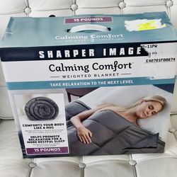 Sharper  Image Calming Comfort Weighted Blanket 