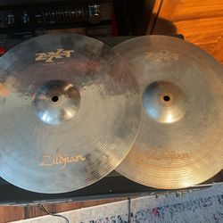 Zildjian ZXT Titanium 14” Hi Hat Drum Cymbals These hats sound great, nice full crisp sound. Pickup @ Kempsville library in Virginia Beach or Bingo Ci